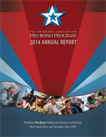 2014 Vets Pro Bono Annual Report